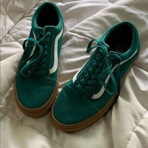 women’s teal authentic vans